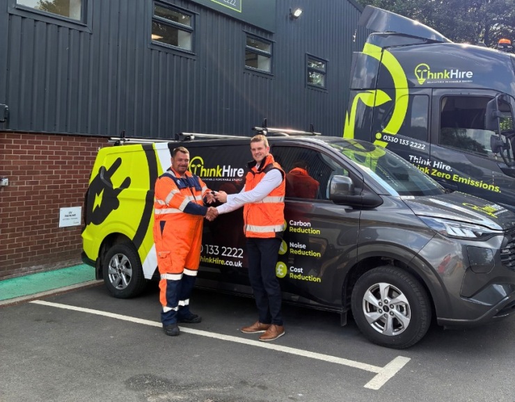Driving change: the first of our new hybrid vans has arrived
