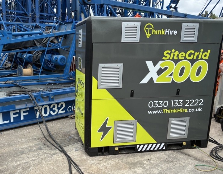 BESS for Tower Cranes with Grid, Diesel or Hybrid Generators