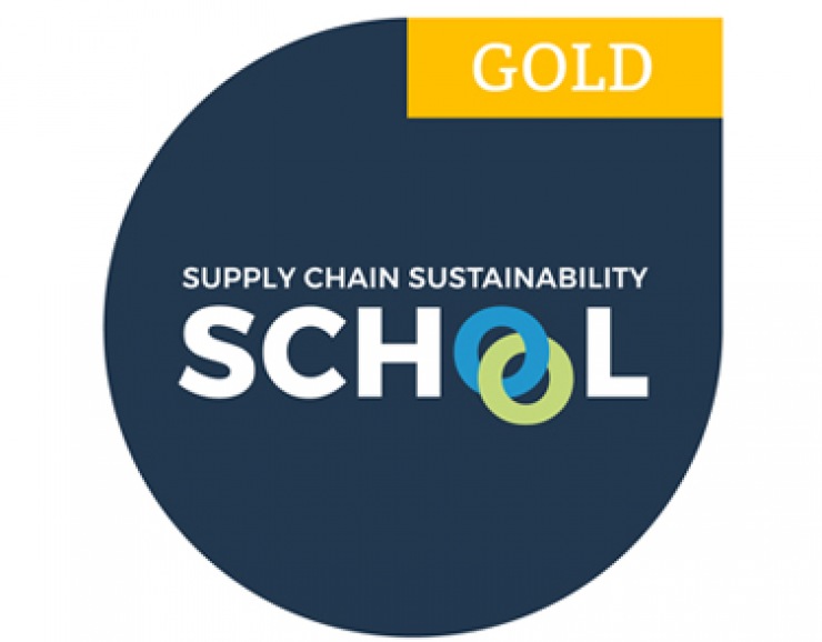 Think Hire achieves Gold level membership with Supply Chain Sustainability School
