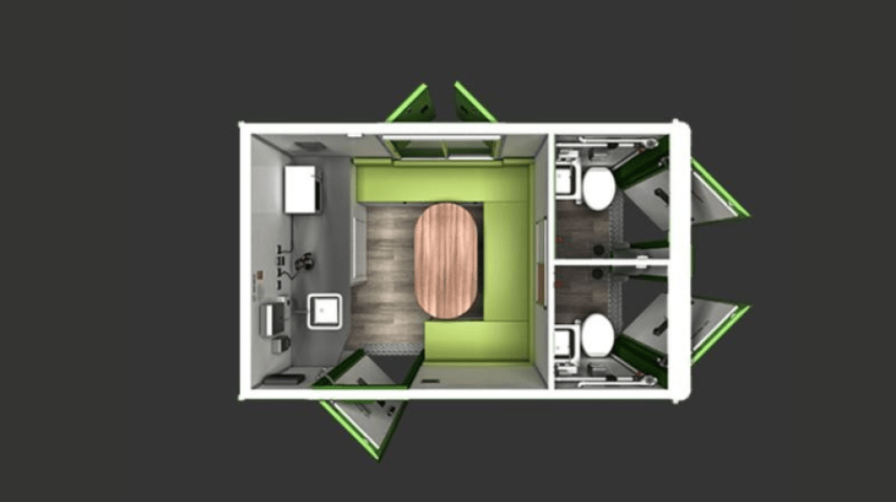 7 Person Full Solar — Twin WC