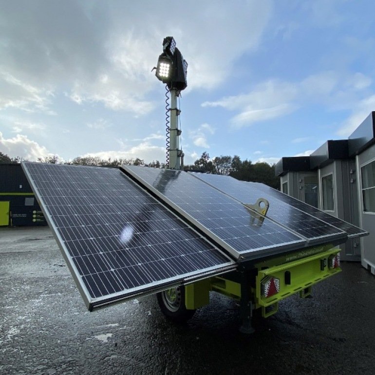 Mobile Solar Tower Light