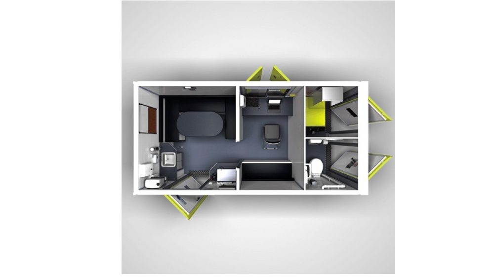 Eco Seven Person Canteen and Office