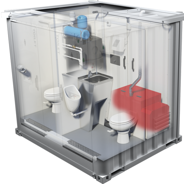 Solar Loo 2 internal