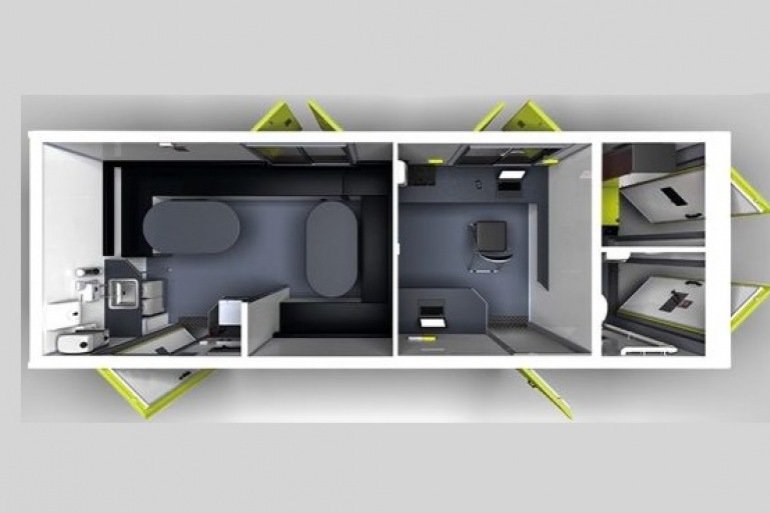 Eco Thirteen Person Canteen and Office