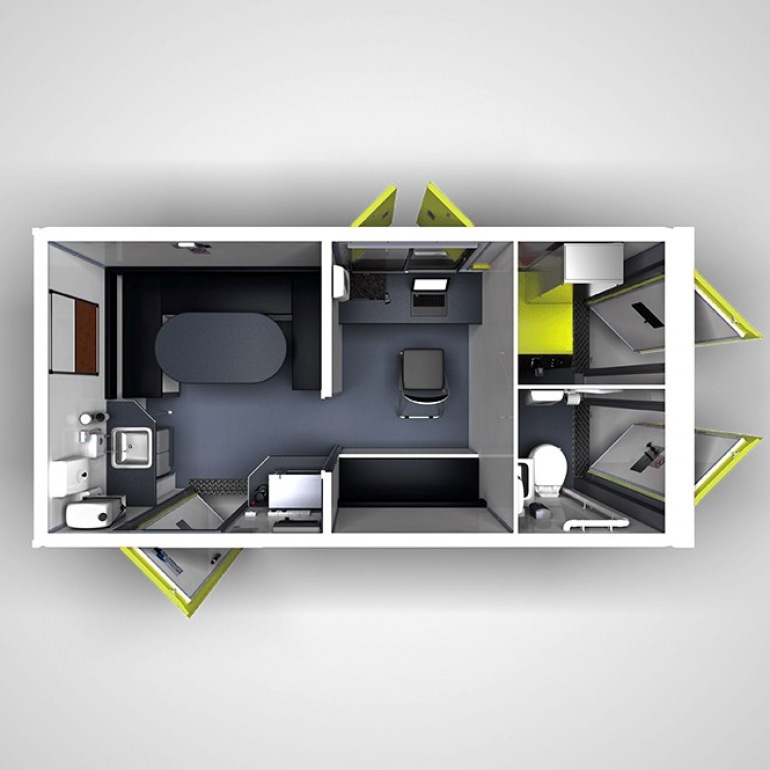 Eco Seven Person Canteen and Office