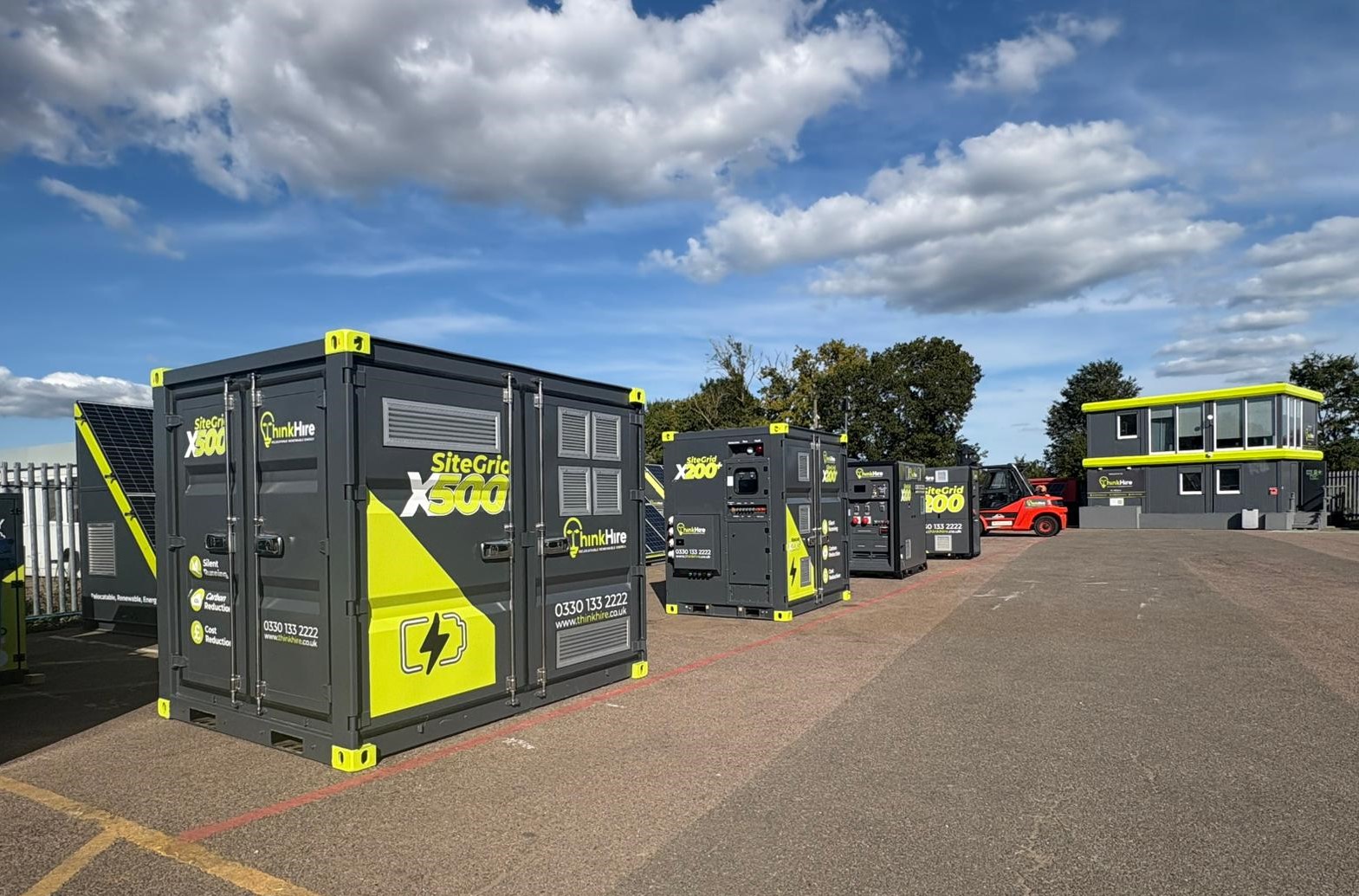 SiteGrid Industrial BESS range - X100, X200, X200+, X350, X500 models